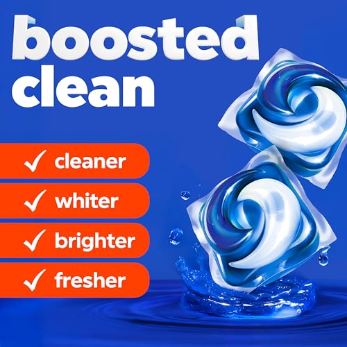Tide PODS laundry detergent pacs, 3-in-1 Stain Remover, Odor Fighter, Color Protector, 112 Count, HE compatible, Spring Meadow Scent - size: 112 Count (Pack of 1)