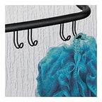 iDesign Over-the-Door Hanging Shower Caddy Organizer, The Forma Collection – 12” x 6.5” x 24”, Matte Black - color: Matte Black