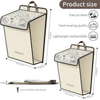 Flower Wall Hanging Laundry Basket, Collapsible Laundry Hamper with Handle & Laundry Balls,Space-Saving Foldable Storage Dirty Washer Organizer Bin Multi-function Container Durable, Set of 2 - color: Flower