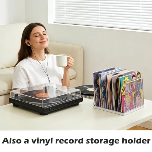 AUPSEN 5-Section File Organizer for Desk, Wood Mesh Desktop File Organizer, File Sorter Storage Rack, Vertical Folder Holder for Files, Magazines, Books (Purple) - color: Purple
