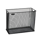 Mind Reader Vertical File Storage, Desktop Organizer, Hanging Files, Office, Metal Mesh, 12.25" L x 5.5" W x 10" H, Black (Pack of 6) - size: 12.25 x 5.5 x 10 (Pack of 6)