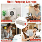 OULIGET Dishwasher Pods Storage Container,Hanging Storage Drawer for Detergent,Wall Kitchen Sink Cabinet Door Holder Storing for Laundry Pods Packaged Food Candy