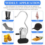Clothes Pins 30-Pack Laundry Hook Hangers Clothes Hanger Clips for Closet Organizer Socks Towels Clips Heavy Duty Clothespins Bulk Clothes Hanger Clips for Wardrobe Travel Pants Socks Handbag
