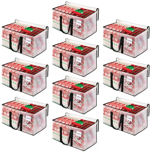 BlissTotes Clear Moving Bags Heavy Duty, 93L Extra Large Storage Bags with Zipper & Reinforced Handles, Waterproof PP Moving Totes for Clothes, Bedding, Comforters, Space Saving Storage (8 Pack) - size: 125L