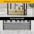Boulphia 2-Tier Bathroom Organizer (Brown - New) - color: Brown - New