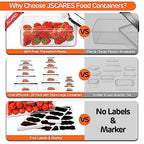52 PCS Food Storage Container with Lid (26 Lids & 26 Containers) - Airtight Leakproof Plastic Kitchen Organization Set Reusable Microwave/Freezer/Dishwasher Safe Meal Prep Container with Label & Pen - color: 26 Pack（Large）