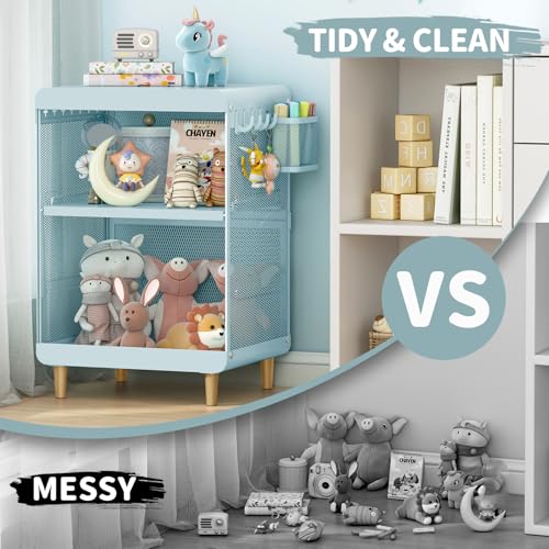 SYKIARIOL Kids Nightstand,Kids Bedside Table,Teen Girls Night Stand,Toddler Night Stand,End Table for Girls Room Storage,Mint Green Nightstand - color: Classic Mint Green