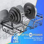 5 Pack Adhesive Shower Caddy, No Drilling Shower Shelves, Rustproof Stainless Steel Bath Shower Organizers, Large Capacity Shower Rack for Bathroom Storage & Home