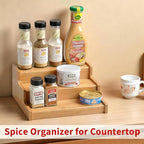 JinDoWin 2 Pack Cabinet Spice Rack Organizer - Enhanced Cabinet Spice Organizer, Practical Spice Rack Organizer for Cabinet and Efficient Cabinet Spice Organizer (2, 9 Inch) - size: 9 Inch