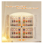 Clear Display Case for Figures, Acrylic Wall Mounted or Desktop Doll Storage Box Organizer Shelf Display for Collectibles Action Figure Blind Box Figures, Dustproof Figure Display Case