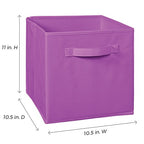 ClosetMaid 1837 Cubeicals Fabric Drawer, Amethyst - color: Amethyst, size: 1-Pack, style: 1-Pack