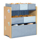 Delta Children - GapKids 6 Bin Toy Organizer - Greenguard Gold Certified, Indigo Blue - color: Indigo Blue