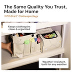 FifthStart Multiuse Cleaning Caddy with Waist, Shoulder Strap 9 Pockets, Mesh Base & Adjustable Compartments - Cleaning Caddy - Cleaning Supplies Organizer (Blue, Small) - color: Blue, size: Small