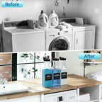 4 Pack Laundry Detergent Dispenser, Laundry Soap & Fabric Softener Dispenser, 54oz Laundry Detergent Containers, Laundry Room Organization and Storage Plastic Bottle for Scent Booster, Powder, Bleach - size: 4 Pack