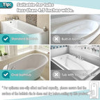 Saddle shape 2 Compartments Bath Toy Organizer, Easy Access for Children, Wide Opening Bath Toy Holder for Drying Toys and Storage, Mesh Shower Toy Holder and Bath Tub Toy Storage Organizer for Tub.