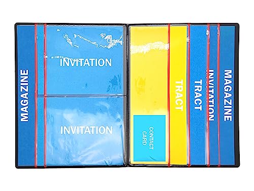 Ministry Organizer - Field Service Organizer - JW Magazine Holder - Field Service Portfolio - Pioneer (Red) - color: Red