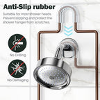 Epicano Shower Caddy Hanging, Anti-Swing Over Head Shower Caddy Rustproof with hooks for Towels, Sponge and more, Bronze - color: Bronze
