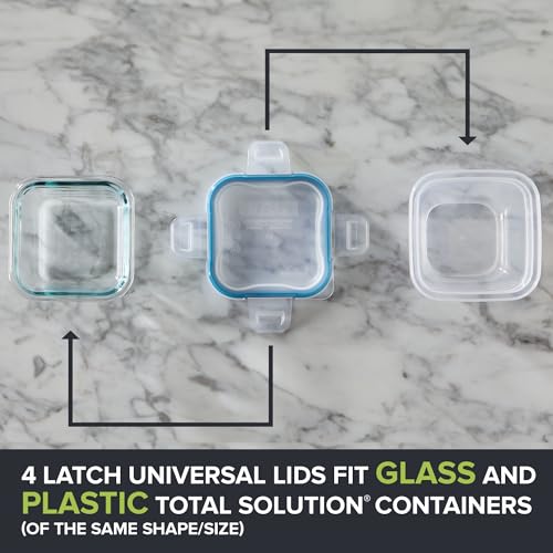 Snapware Plastic Total Solution (21-Pack) Large Food Storage Containers Set, Meal Prep Containers with Plastic BPA-Free Lids & 4 Locking Tabs, Microwave, Dishwasher, and Freezer Safe - size: 21 Pack, style: Mixed Sizes
