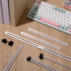 24 Pcs Metal Adjustable File Cabinet Rails Set Include 16 Hanging File Rail Clips 8 Cabinet Dividers Bars Suitable for Cabinets with Drawer Thickness Less Than 1/8 Inch(Silver,10-18.5 Inch) - color: Silver, size: 10-18.5 Inch