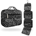VANDEL Waterproof Hanging Toiletry Bag [TSA-Approved] Hanging Makeup Organizer Bag, Cosmetic Travel Bags for Women, Makeup Case Toiletries Organizer Hygiene Bathroom Shower Caddy - White Leopard - color: White Leopard