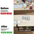 Homeify Under Desk Drawer Organizer Clamp-On, Mesh Metal Drawer Attachment, 2 Drawer Slide Out, On Or Under Desk Organizer For Office Supplies & Home Essentials (2 Drawers) - size: 2 Drawers
