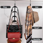 Purse Organizer Purse Organizer for Closet Purse Hanger-360 °Rotation,Curved Design, No Fear of Deformation of The Bag Strap，Premium and Smooth Purse Hook (Black 1 Piece) - size: Black 1 piece
