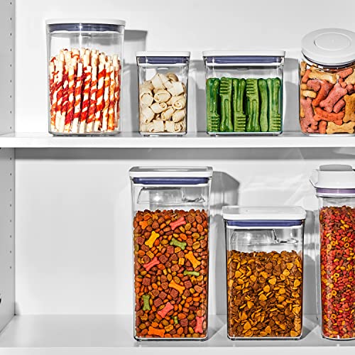 OXO Good Grips Pet POP Container – 2.8 Qt/2.6 L |Ideal for up to 3lbs of Dog Food or 2lbs of Cat Food | Airtight Dog and Cat Food Storage Container | BPA Free - size: Pet POP 2.8 Qt