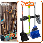 Magnetic Broom Holder Rack,Strong Magnetic Mount Mop Holder 4 Racks for Cleaning Tools,Non-slip Magnetic Tool Holder Broom Hooks for Camper Garage Kitchen - style: 4 Slot Magnetic Mop Holder