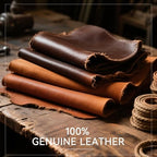 Genuine Leather Valet Tray-Handmade Brown Leather Catchall Organizer for Desk, Nightstand Bedside Desk & Entryway Table Storage Tray for Keys, Phone, Wallet, Coins, Jewelry for Women & Men