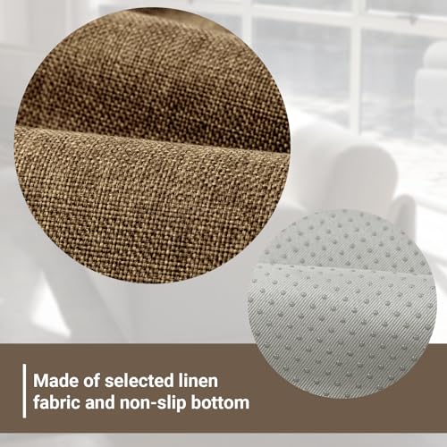 Armchair Caddy & Remote Control Holder for Couch & Recliner | Non-Slip Armrest Organizer with 6 Pockets for TV Remote, Phone, Tablet, Magazine & More, 19 x 35 Inches, Chocolate - color: 6 Pockets - Chocolate