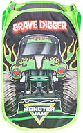 Jay Franco Monster Jam Grave Digger Pop Up Hamper - Mesh Laundry Basket/Bag with Durable Handles - color: Monster Jam - Grave Digger