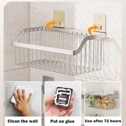 2 Set Fruit Basket for Kitchen, Pantry Kitchen Organizers and Storage, SUS304 Stainless Steel Wire Wall Basket, Onion Potato Vegetable Storage for Countertop Floor Cabinet Shelf - size: 15.8Inch 2PCS