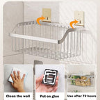 4 Set Hanging Wall Mount Storage Baskets, Multiuse Sturdy SUS304 Stainless Steel Organizing Baskets for Home Kitchen, Bathroom, Pantry Utility, Laundry Organizer,L15.75Inch, D 6.3Inch, H 4.75Inch - size: 15.8Inch 4PCS