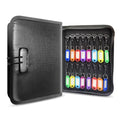 Quctak 32 Position Key Organizer with Combination Lock, Waterproof Fireproof Key Storage Case, Key Holder Box for Rental Management Real Estate Sales Hotel Executives
