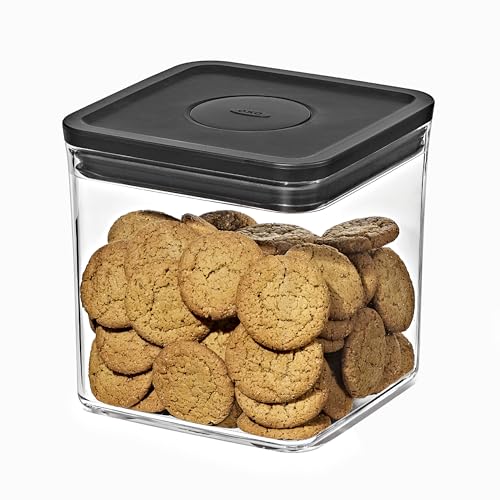 OXO Good Grips POP Container — Big Square Short — 2.8 Qt / 2.6 L — Matte Black, Organization and Storage Solution - color: Matte Black, size: 2.8 Qt