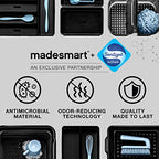 madesmart Antimicrobial 2-Tier Organizer Multi-Purpose Slide-Out Storage with Handles and Dividers for Home and Bath, Pack of 1, Carbon - color: Premium Carbon