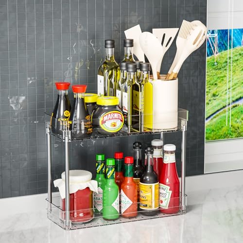 Yieach Clear 3 Tier Slim Rolling Storage Cart with Wheels,6.3″W Thin Shelf,Bathroom Storage Cabinet,Skinny Laundry Cart,Narrow Laundry Room Cart Between Washer and Dryer,Skinny Shelves for Small Space - style: 3 Tier