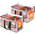 RoomHacks Clear Heavy Duty Extra Large Moving Bags, Reinforced Handle and Double Zipper, Storage Bags Alternative to Moving Box (2 Packs) - size: 125L- 2Packs