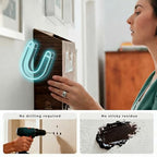 eBun Magnetic Mail Organizer with Key Hooks – 2-Pack Solid Wood Wall Mount for Mail & Bills, 12 Hooks Entryway Holder, No-Drill for Renters