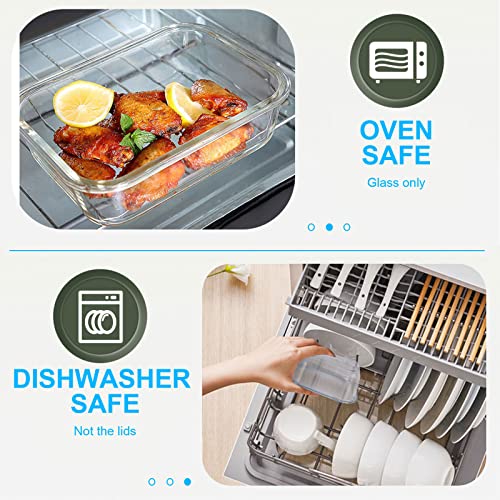 30 Pieces Glass Food Storage Containers, Meal Prep Set with Snap Locking Lids, Airtight lunch Containers, BPA-Free, Microwave, Oven, Freezer & Dishwasher Friendly,Blue - color: Blue