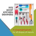 Dial Industries Expandable Silverware, Utensil and Cutlery Kitchen Drawer Organizer Tray - size: Standard Silverware Organizer