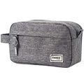 Sooez High Capacity Pencil Case, Big Pencil Bag Pouch Box Organizer Pen Case, Portable Journaling Supplies with Easy Grip Handle & Loop, Asthetic Supply for Girls Adults, Grey - color: Grey