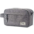 Sooez High Capacity Pencil Case, Big Pencil Bag Pouch Box Organizer Pen Case, Portable Journaling Supplies with Easy Grip Handle & Loop, Asthetic Supply for Girls Adults, Grey - color: Grey