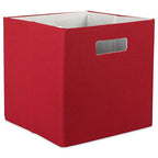 DII Collapsible Polyester Storage Cube, Solid, Lightweight and Durable, Small Square, 11x11x11, Rust - color: Rust, size: Small Square, 11x11x11"