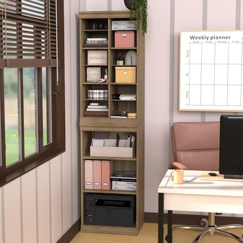 ClosetMaid Modular Storage Stackable 3-Shelf Unit, Sand - color: Sand