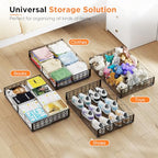 Under Bed Storage with Wheels, Rollable Under Bed Storage Container, Foldable Metal Under Bed Organizer for Bedroom Clothes Shoes Blankets Storage (1black, Black) - style: 1 Pack