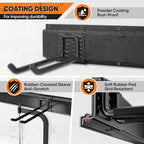 Garden Tool Organizer Wall Mount, 96 inches Tool Storage Rack with Adjustable Hooks, 600lbs Adjustable Heavy Duty Metal Hooks, Yard Shed Rack Holder System Hanging Rake Broom Mop Snowboard, Men Gift - size: 96"