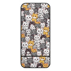 Cartoon Cat Print Armrest Cover for Sofa Diamond Pattern Couch Arm Protector with 2 Pockets Anti-Slip Armchair Slipcovers for Dogs Cats Pet Loveseat Arm Covers - color: Cartoon Cat