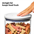 OXO Good Grips Pet POP Container – 3.3 Qt/3.1 L |Ideal for up to 3lbs of Dog Food or 2.5lbs of Cat Food | Airtight Dog and Cat Food Storage Container | BPA Free - size: Pet POP 3.3 Qt