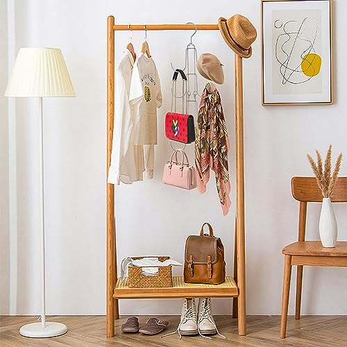 2 Pack Purse Organizer for Closet, 4-Tier Hanging Bag Holder, Silver Metal Closet Organization Purse Hanger Backpack Rack Space Saving Hanger - size: 2 Pack 4-Tier